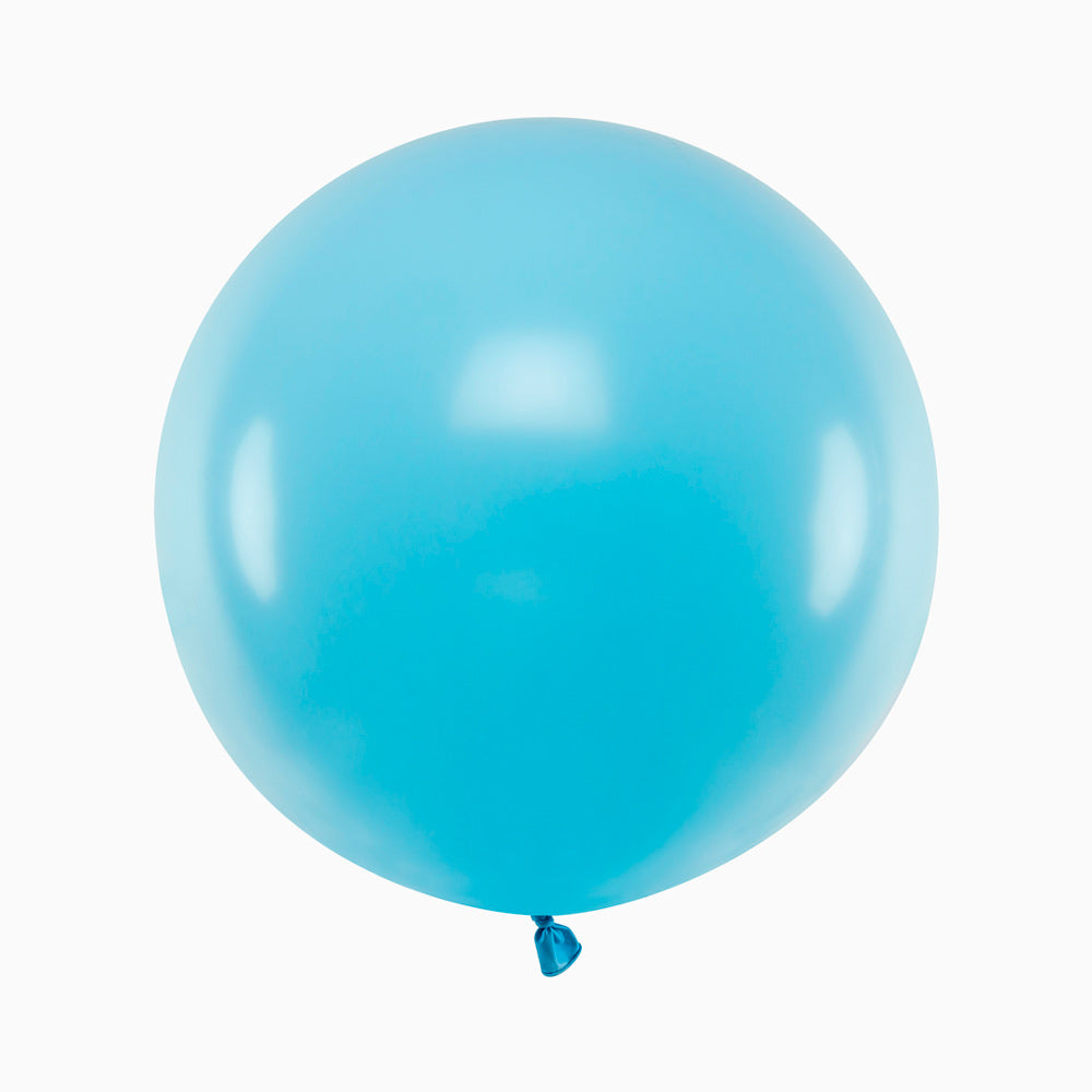 Globo Jumbo Látex XL 60 cm Azul Pálido Pastel