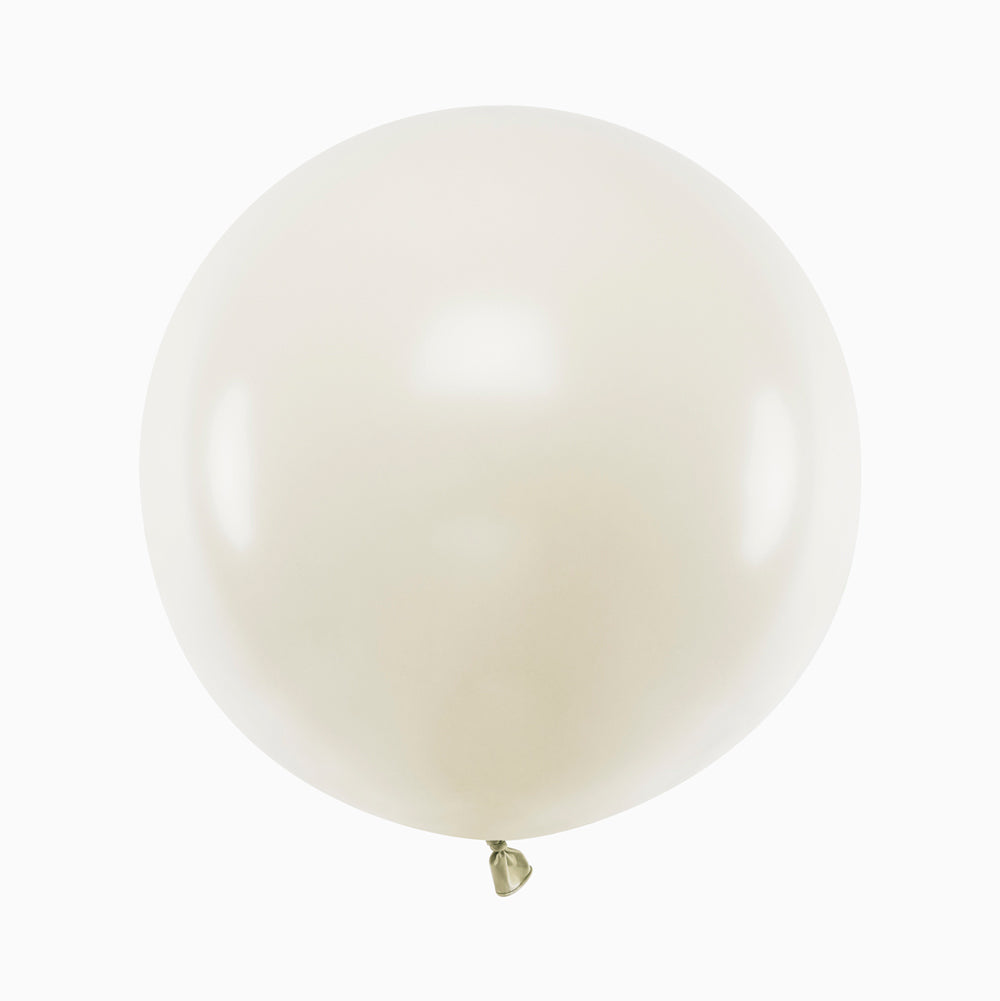 Globo Jumbo Látex XL 60 cm Pastel Crema Claro