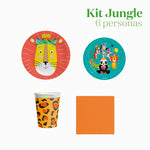 Kit de table de base 6 personnes Safari