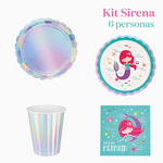 Kit de tabela básica 6 pessoas sirene