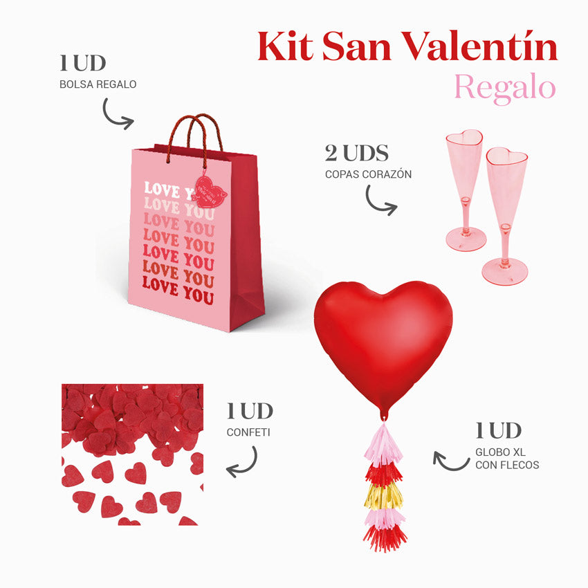 Gift Kit Bag Valentín "Love You"