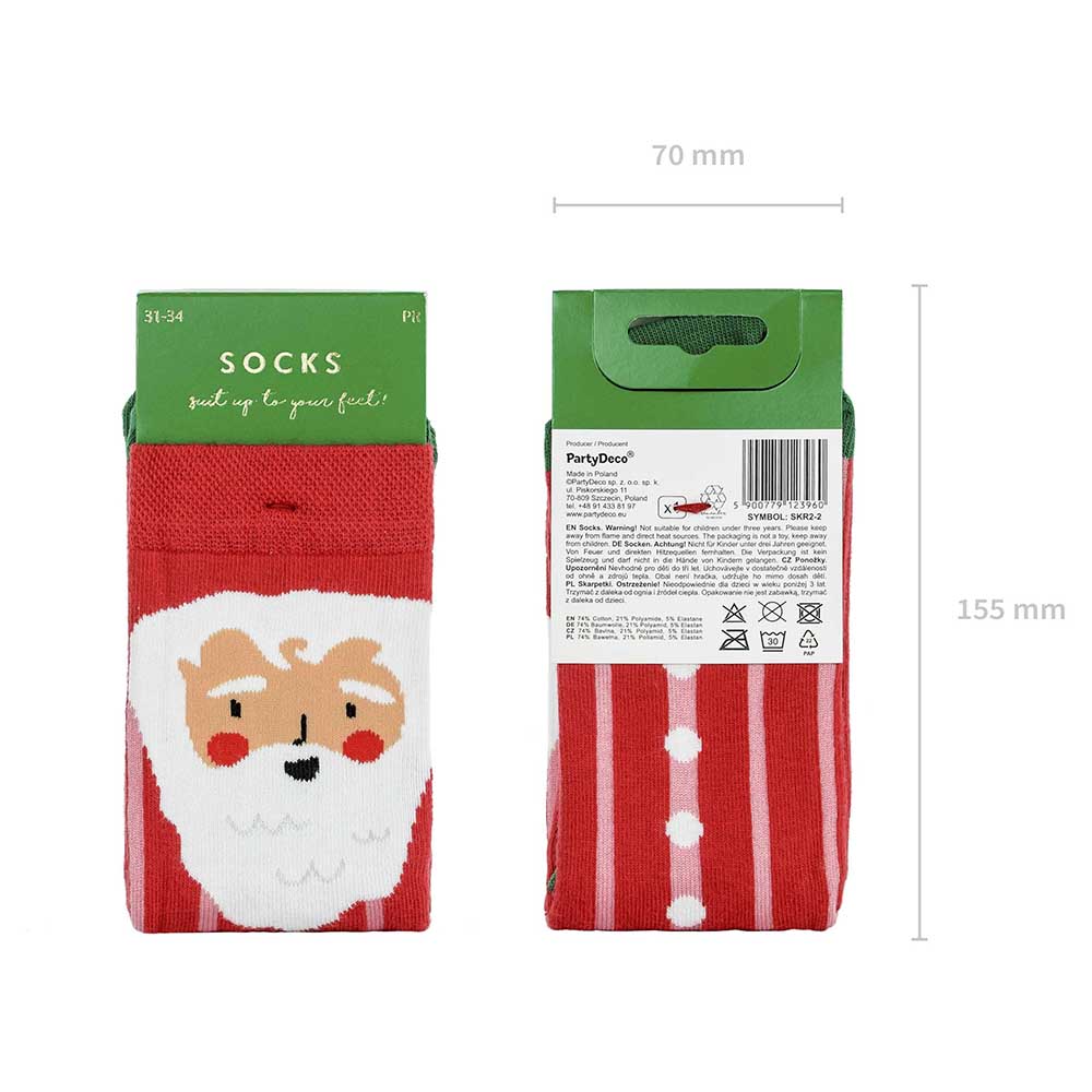 Christmas socks Noel Niño 31-34 Red