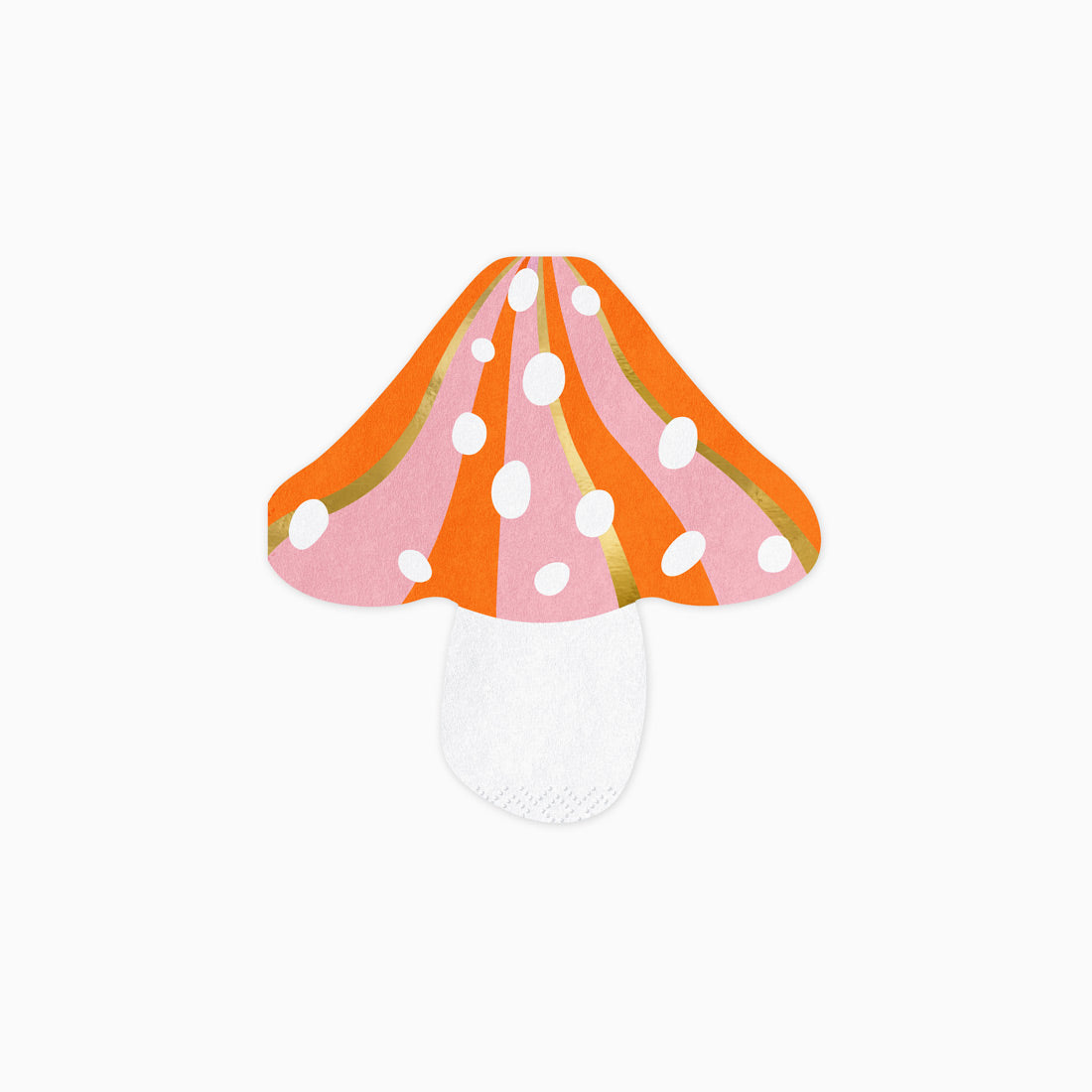 Mushroom paper napkins