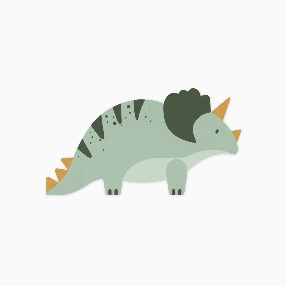 Triceratops Dinosaur en papier serviettes