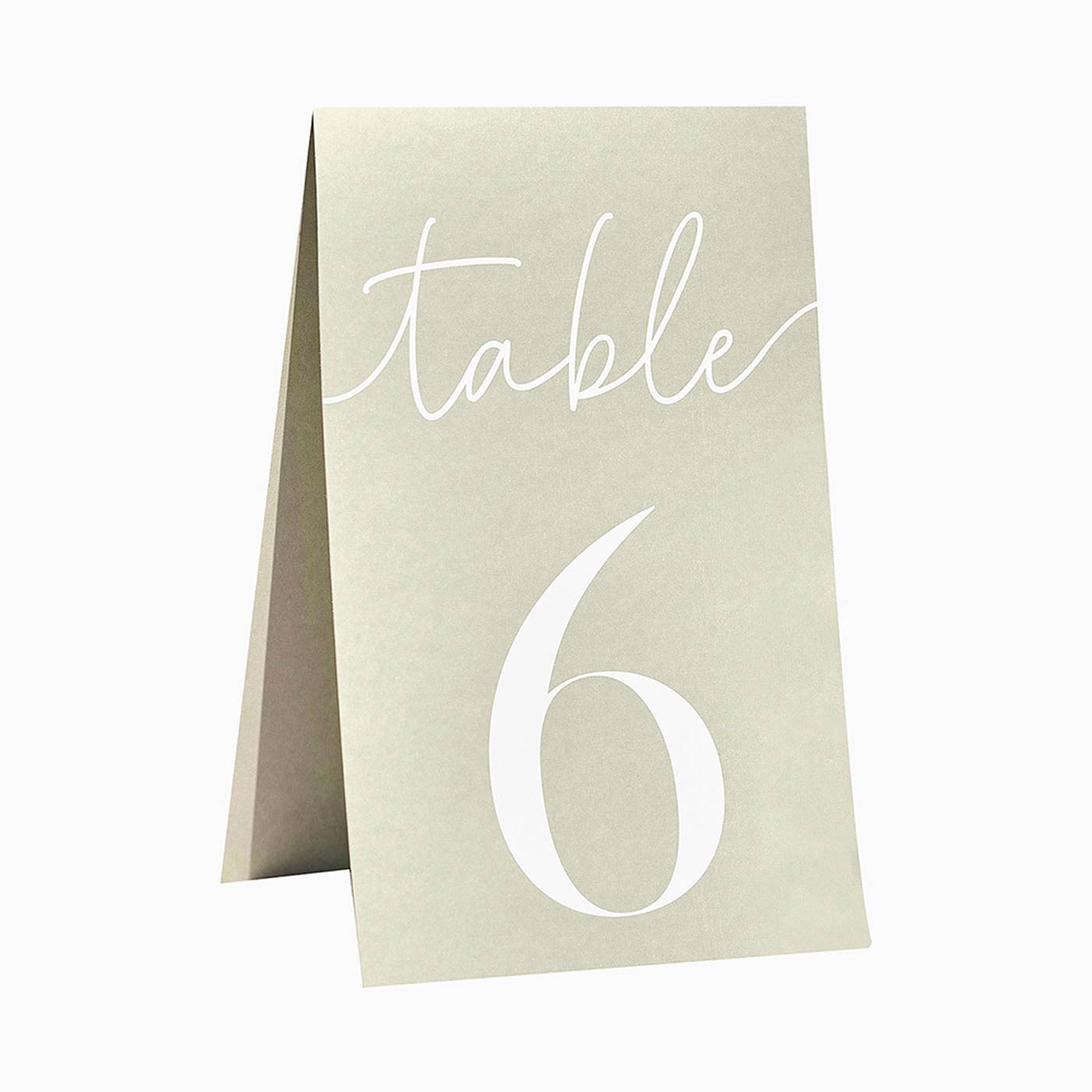 Table numbers marksites