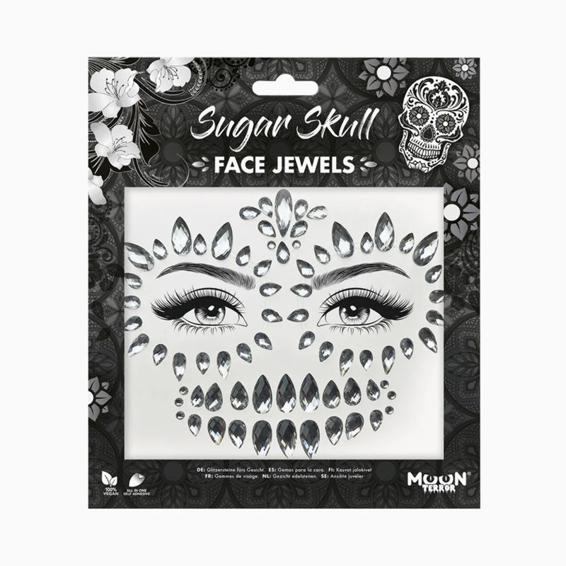 Gemas Faciales Sugar Skull Halloween