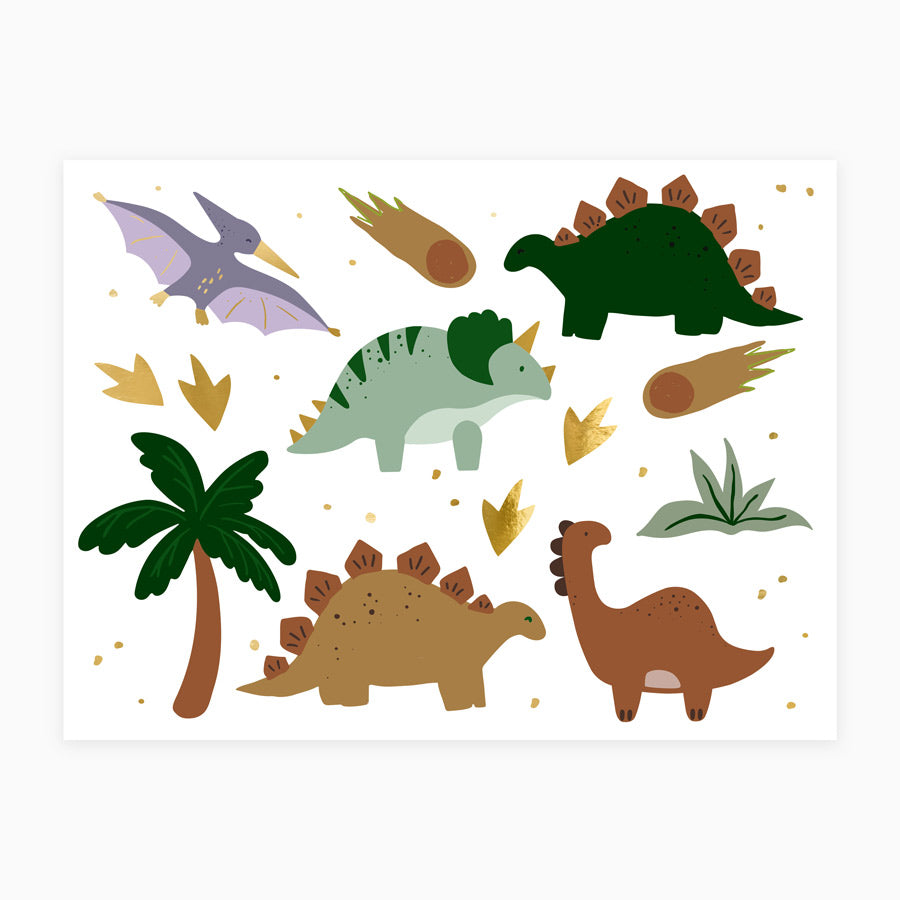 Dinosaur temporary tattoos