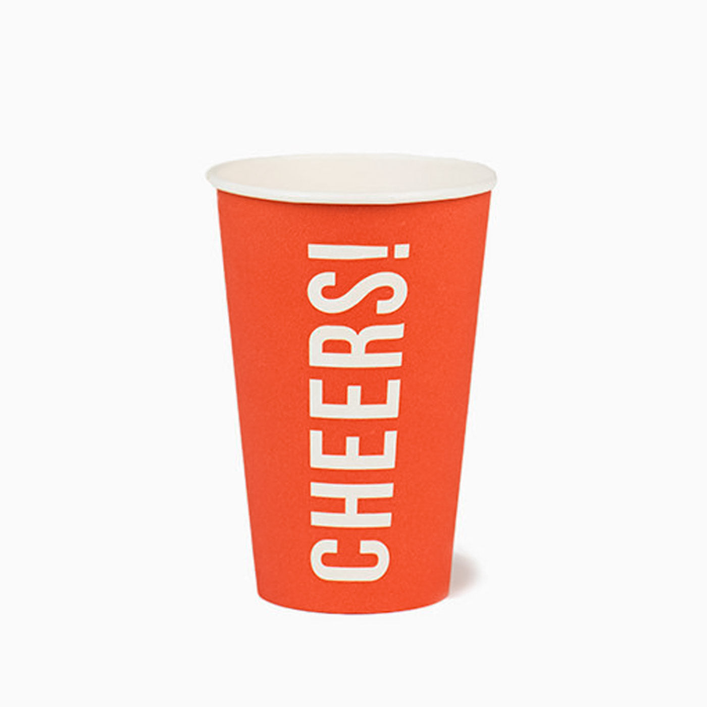 Cardboard vessels "Cheers!" Red