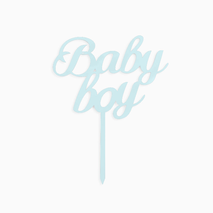 Topper "Baby Boy" Pastel Blue