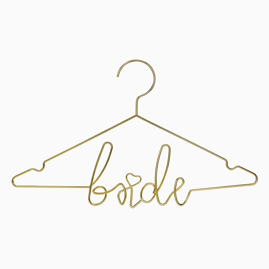 "Bride" metal hanger