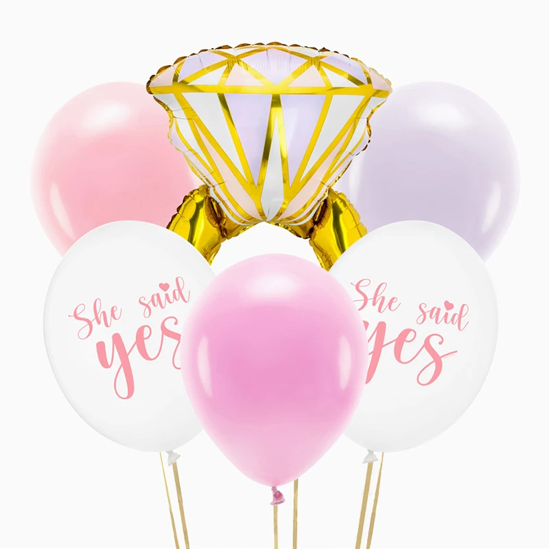 Set of 6 balloons bachelorette party