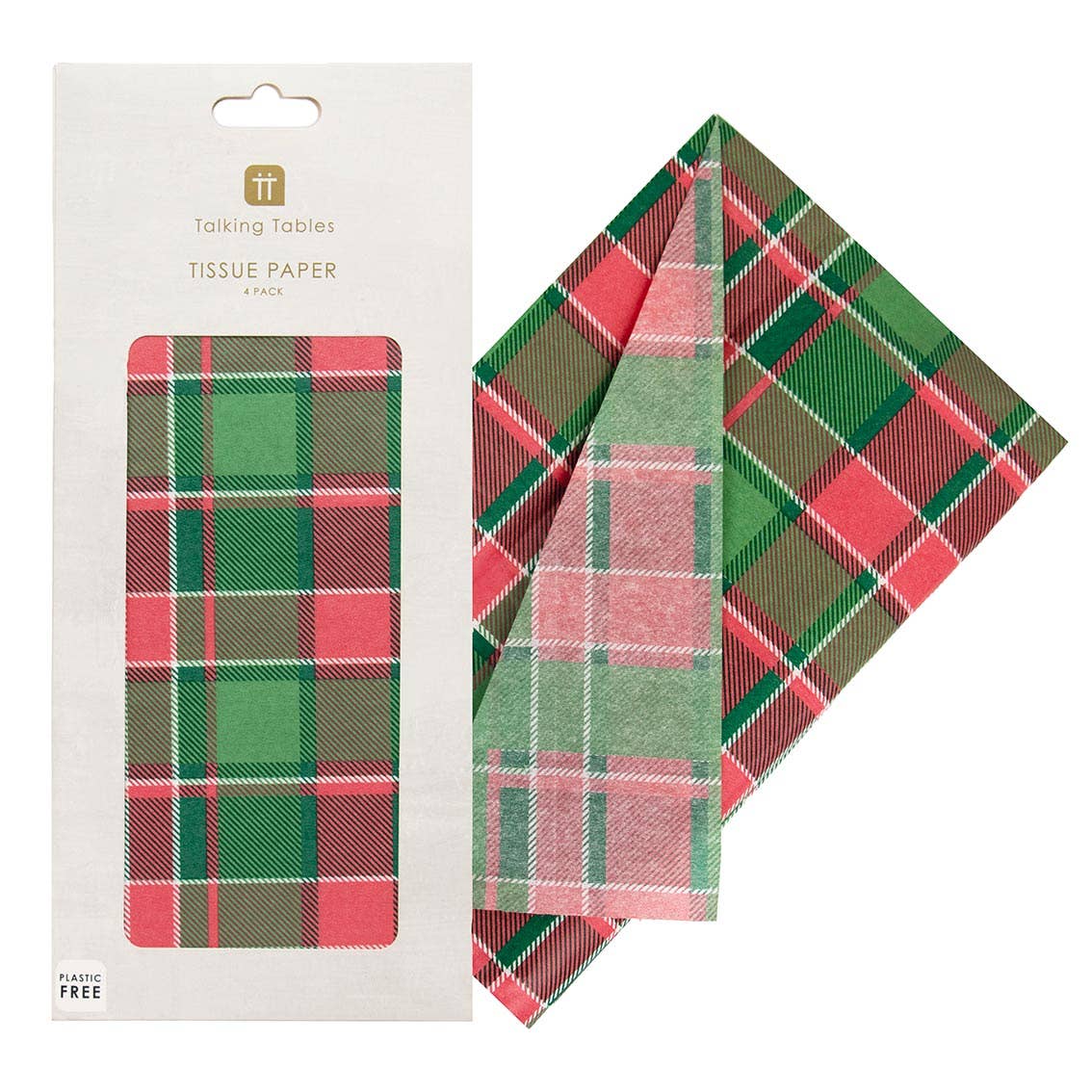 Tartan -Seidenpapier