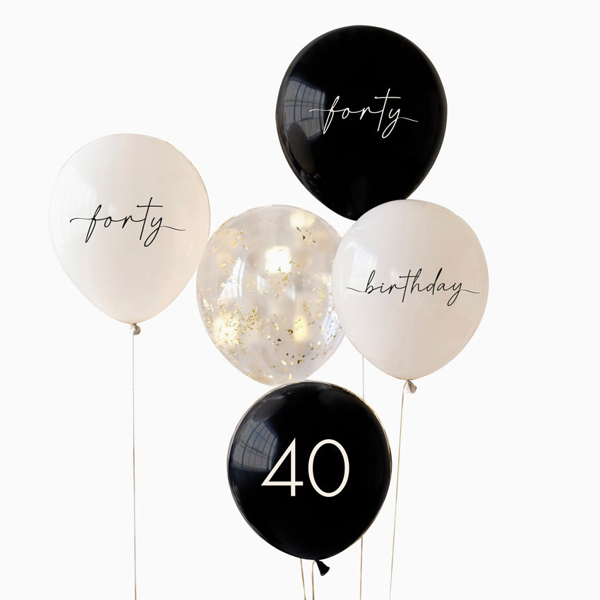 Set balloon 40 years