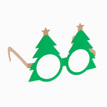 Set Gafas Árbol Navidad Cartón