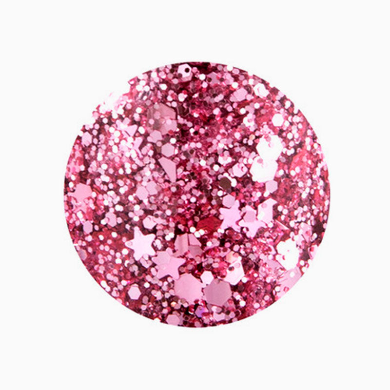 Gel glitterato rosa