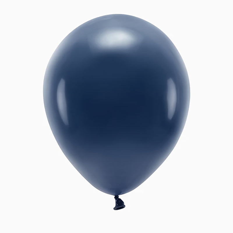 Navy blue latex balloon