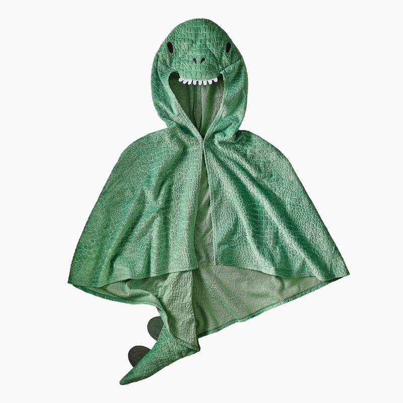 Manteau de dinosaure vert