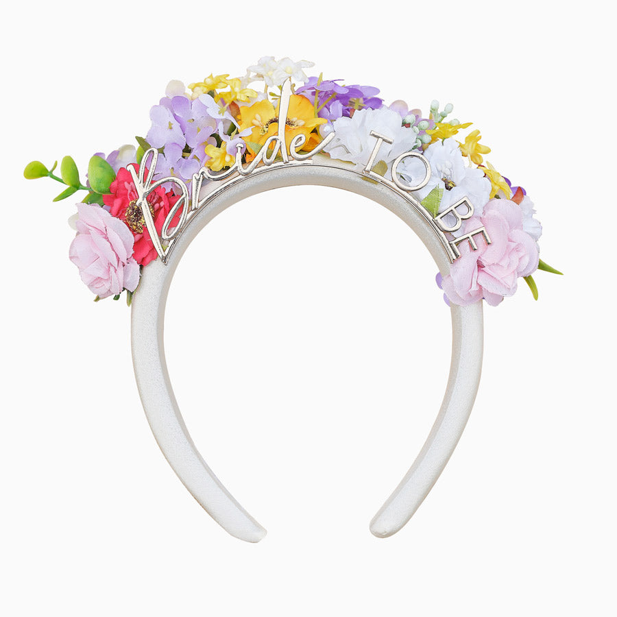 Diadema Floral "Bride To Be"