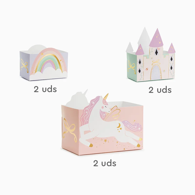 Cajas Snack Unicornios