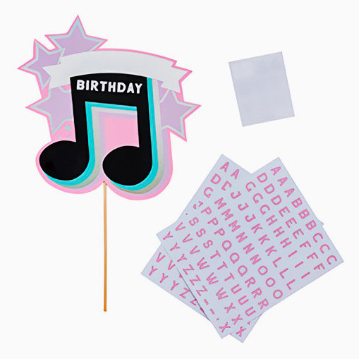 Topper Tarta Music Personalizable