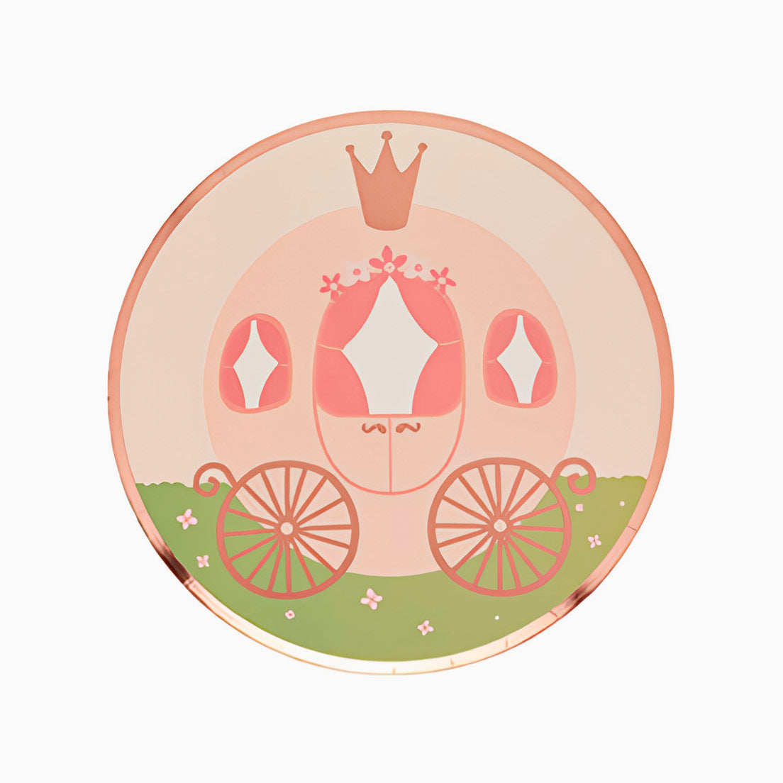 Plat de princesse rose