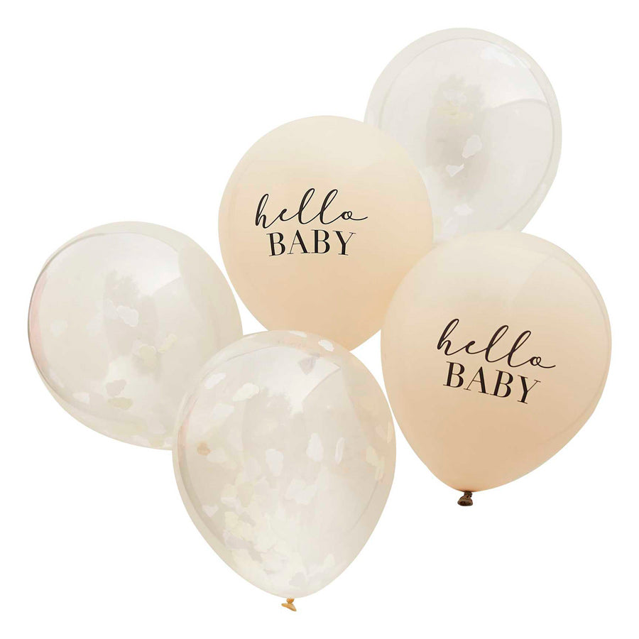 Imposta palloncini matex mate baby shower pasta