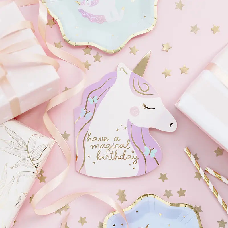 Tarjeta Cumpleaños Unicornio