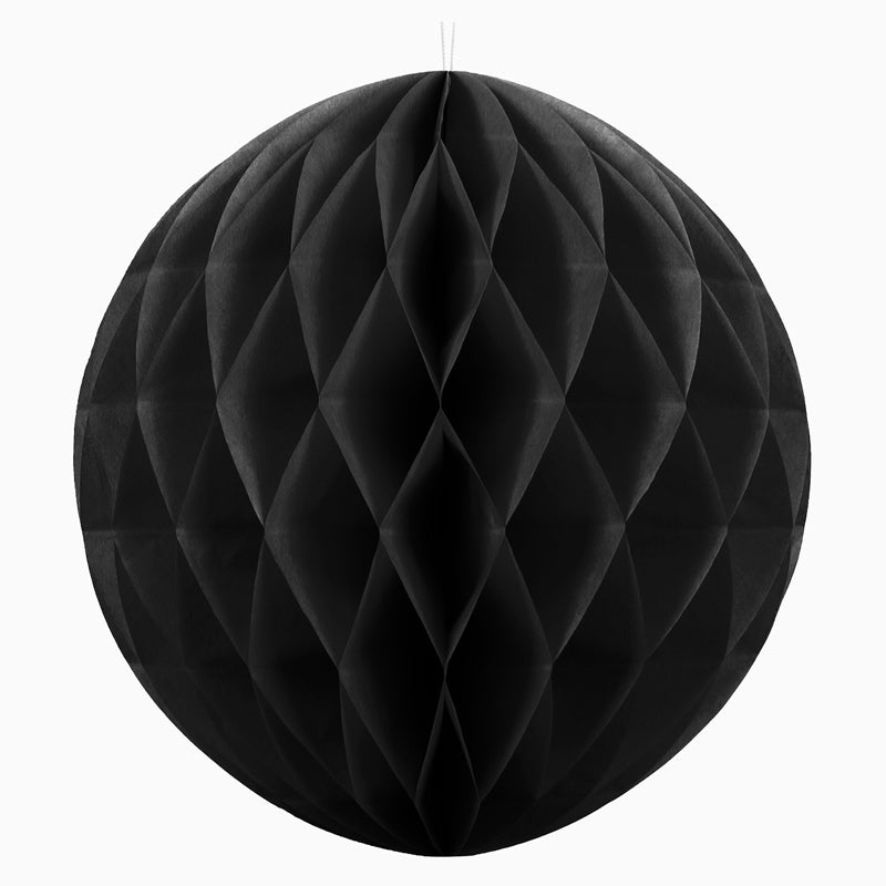 Honeycomomb ball Ø 30 cm black