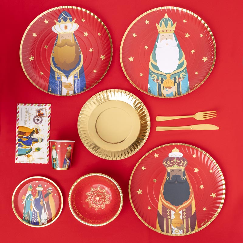 Round Round Tray Kings Magos "Melchor"