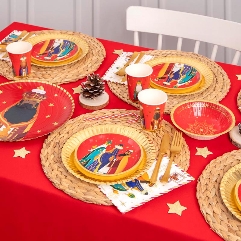 Kit de table de mésum Reyes Magos 12 personnes