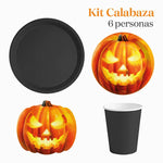 Kit Mesa Basic Calabaza 6 Personas