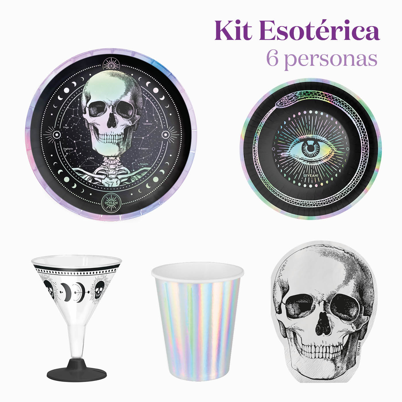 6 Personen 44 United Esoteric Table Kit