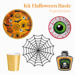 Kit de table de base Halloween 6 personnes