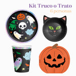 Kit Mesa Basic Truco o Trato 6 Personas 38 uds