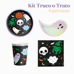 Kit de table de base truco ou traitement 6 personnes 48 vous