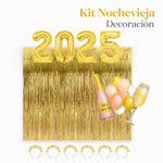 Deco Kit Photocall Novieja 2025 6 Pessoas de Ouro 23 UDs