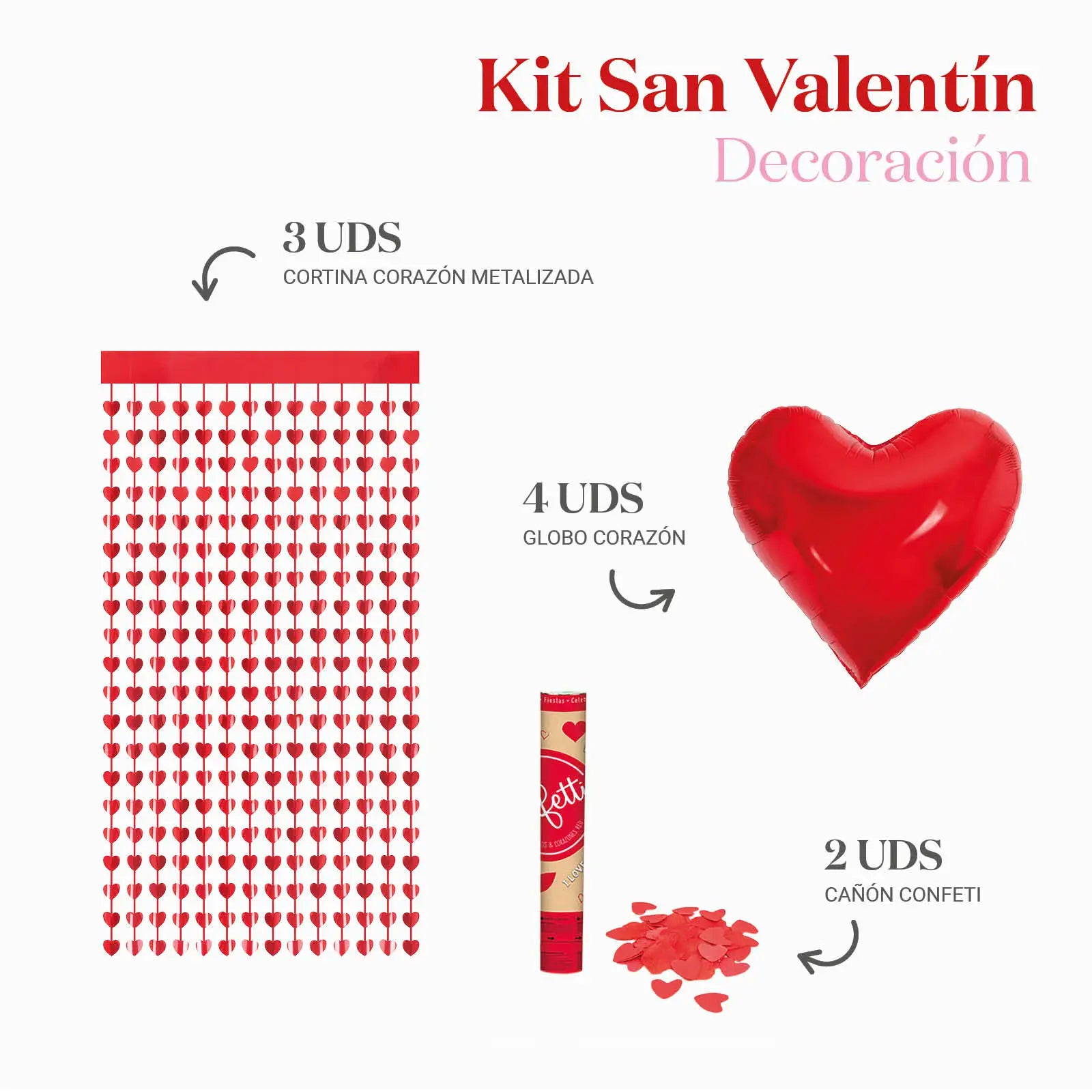 Deco Botocall San Valentín Guirnalda