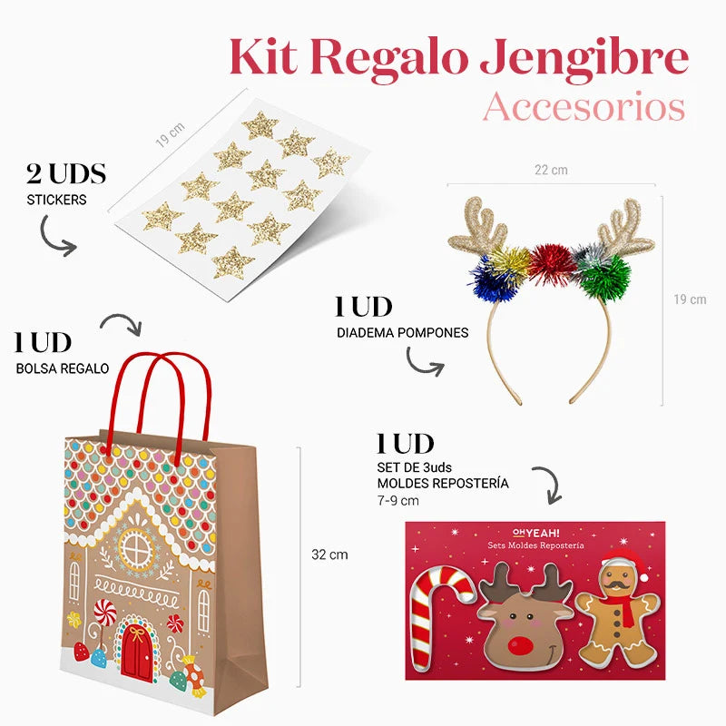 Kit Regalo Bolsa Navidad Jengibre