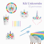 Kit da tavolo premium 12 unicorno persone