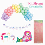 Kit Decoración Ambiente Sirena