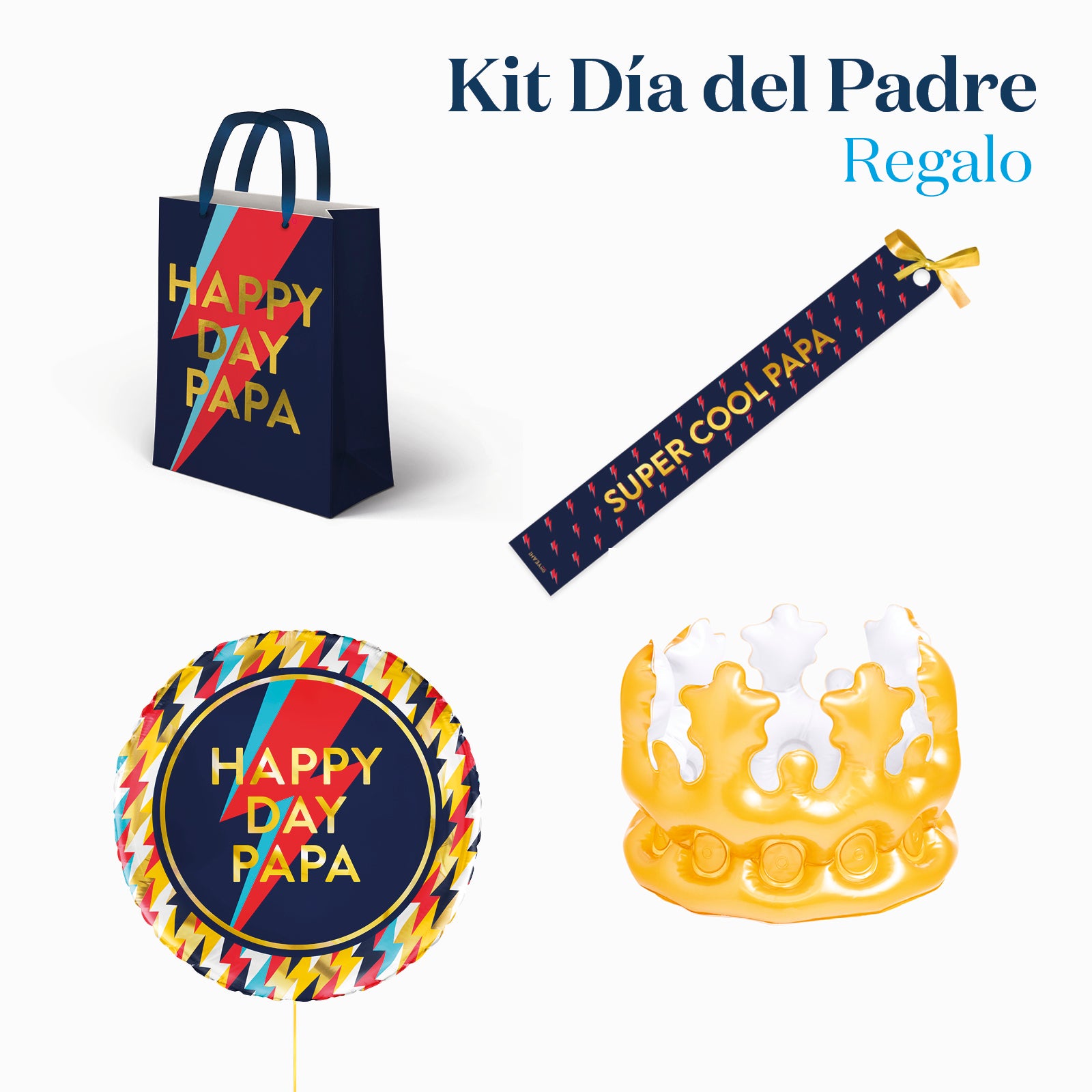 Geschenktasche des Geschenks Kit "Happy Day Papa"