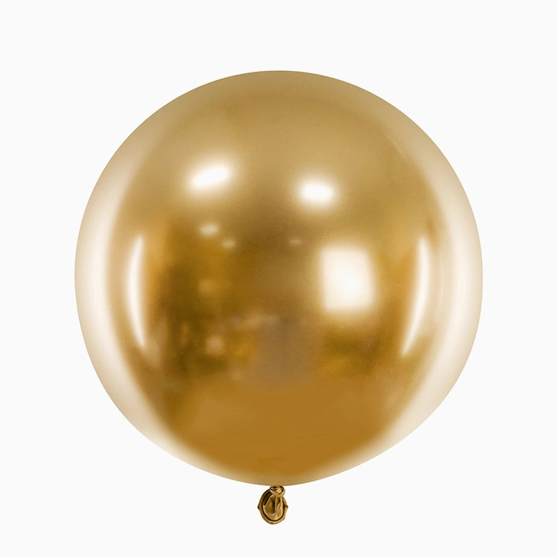 Globo Jumbo Metalizado Látex XL 60 cm Oro