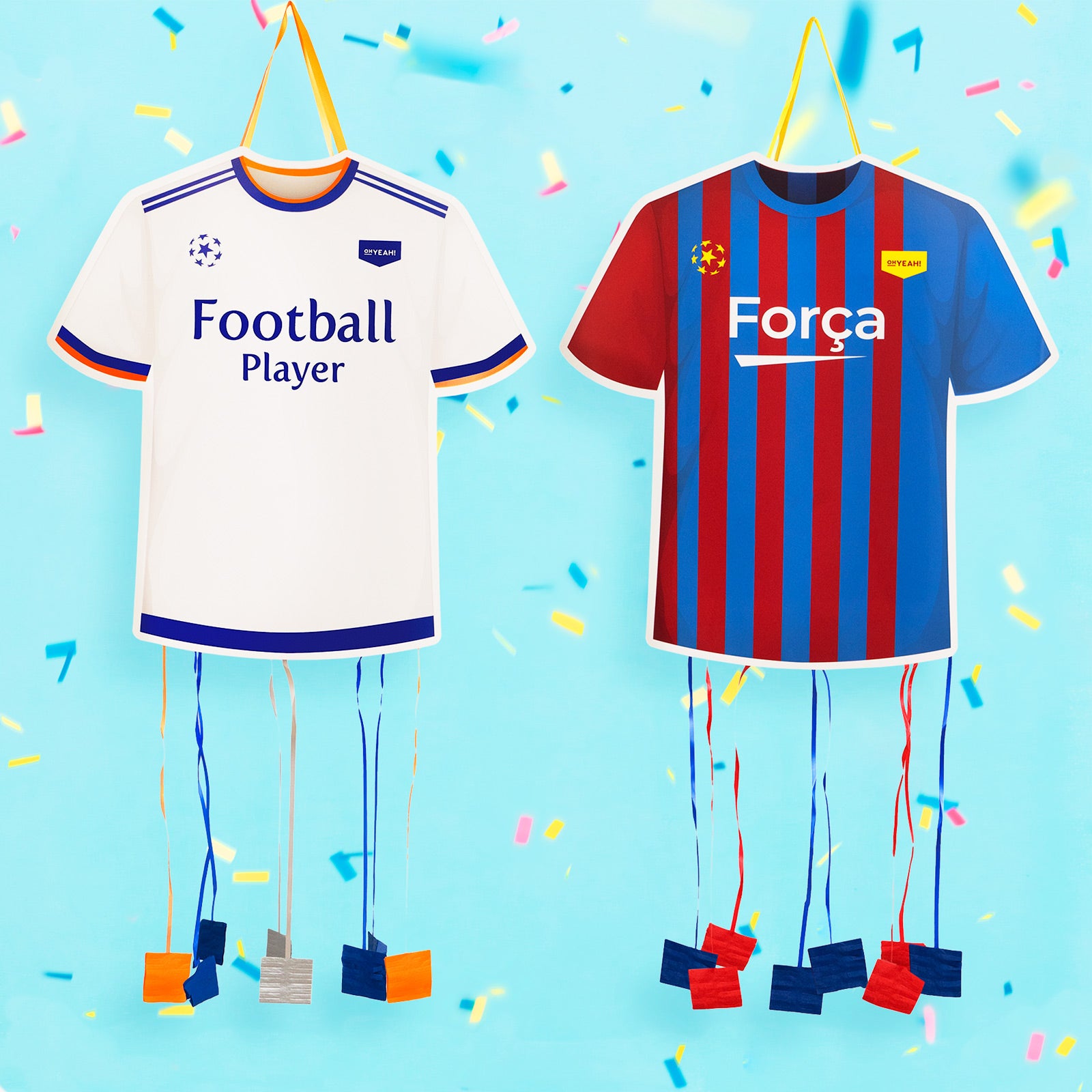 Maglia da calcio bianca Piñata