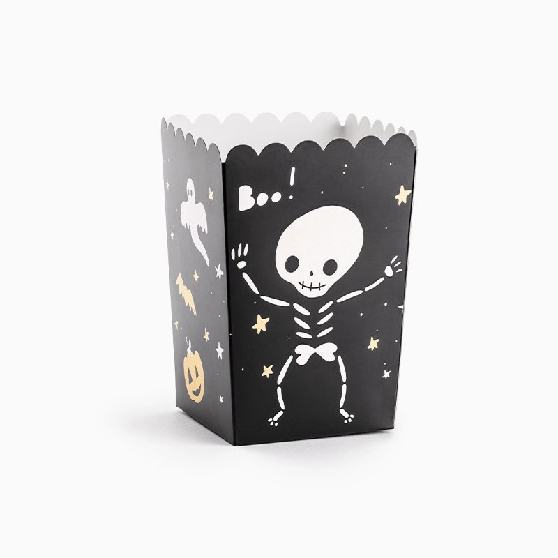 Caja Palomitas Halloween Esqueleto