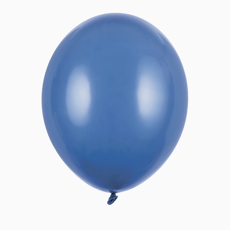 Ballon en latex pastel bleu marine