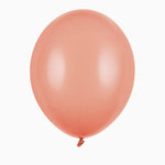 Latex balloon peach pastel