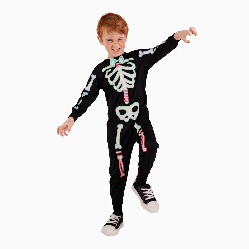 Costume per bambini in bianco e nero