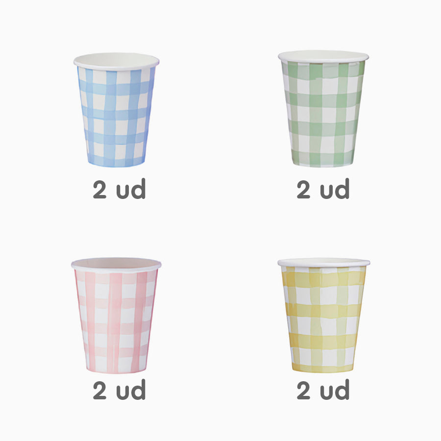 Vasos Vichy Pastel