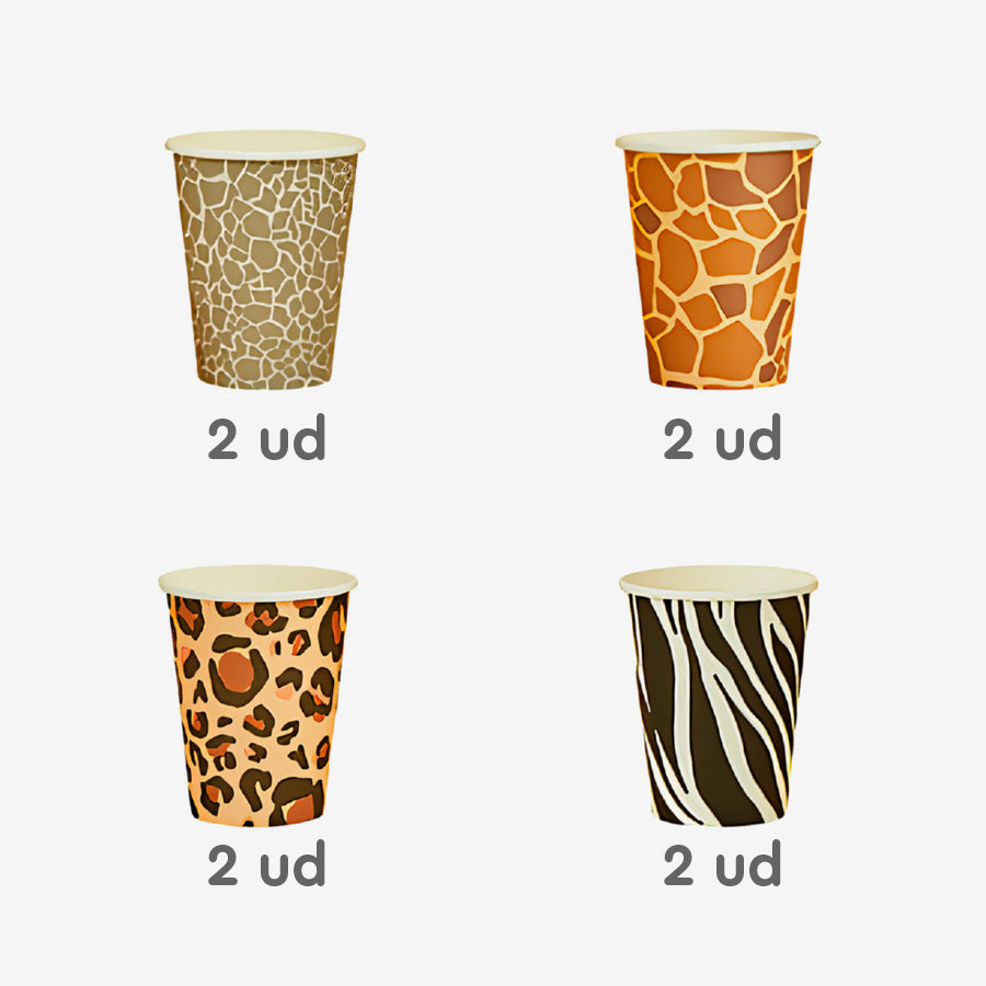 Vasos Animal Print