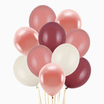 Ensemble de ballons en latex rose